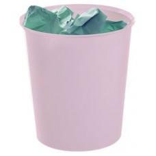 PAPELERA ECOGREEN 100% RECICLADO Y RECICLABLE ROSA PASTEL 18 LITROS 290X310 MM ARCHIVO 2000 2001 RS PS (Espera 4 dias)